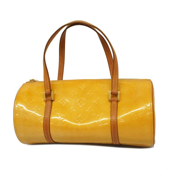 Authentic Louis Vuitton Yellow Vernis Bedford Papillon Shoulder